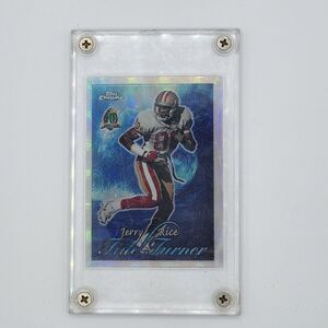 JERRY RICE 1996 TOPPS CHROME #TT10 TIDE TURNER REFRACTOR 49ERS